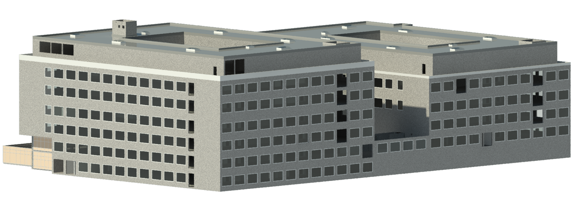 Revitmodell gerendert